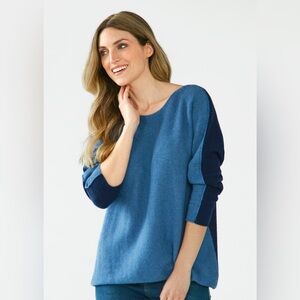 Blue Crew Neck Sweater
